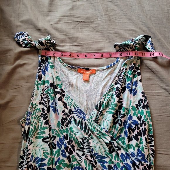 XL Joe Fresh Floral Dress with Tie Straps - Picture 4 of 6